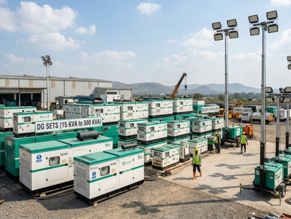 DG Set Sizing Guide for Remote Industrial Sites: 15 KVA to 500 KVA